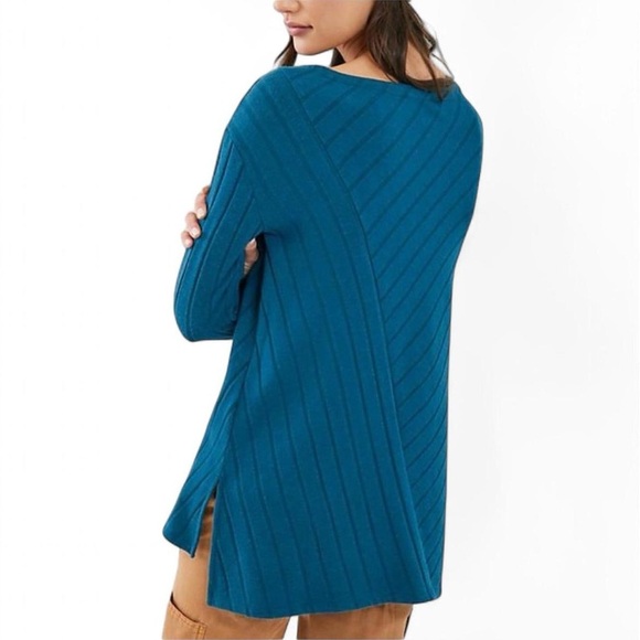 NWT Anthropologie Maeve Devine Tunic Top - Blue XS - Picture 2 of 9